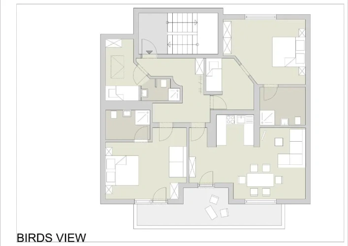 Apartment with balcony