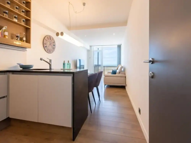 Apartment With Frontal sea View in Raversijde