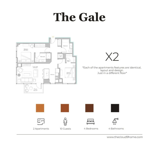 West Loop Duo 2 Stylish 2brs Walk to Dining