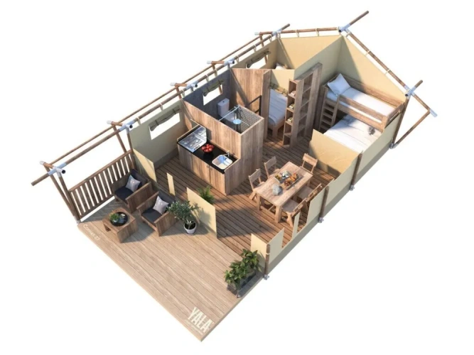 2 Bedrooms Tent