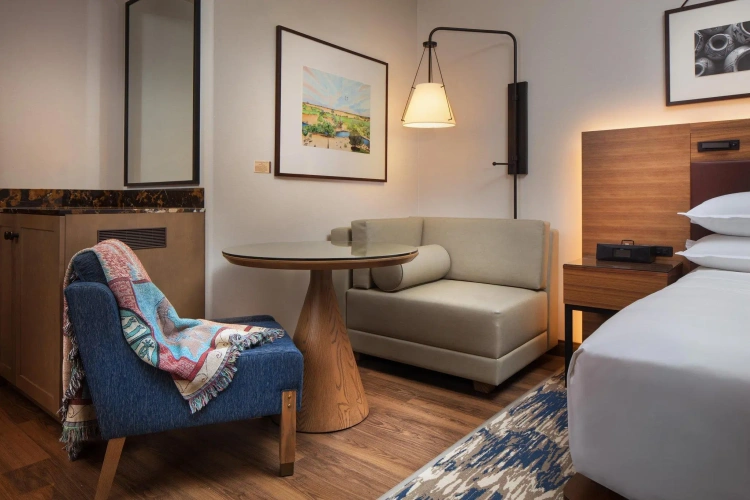 Deluxe Double room with balcony and with mountain view