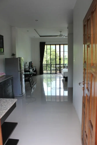 Studio with balcony
