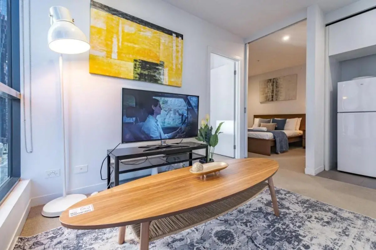 High level on 36th Floor 2BR1BA Balcony Wifi