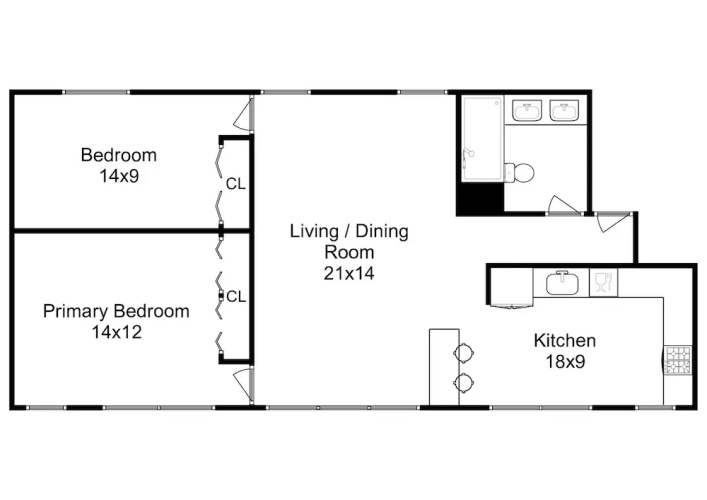 2 Bedrooms Standard room