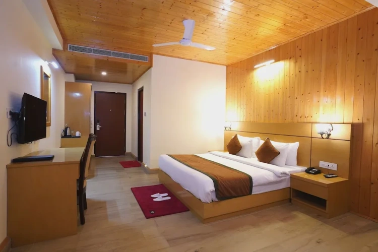 Deluxe room with balcony and with view