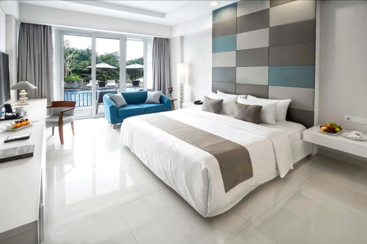 Deluxe Double room with balcony and with view