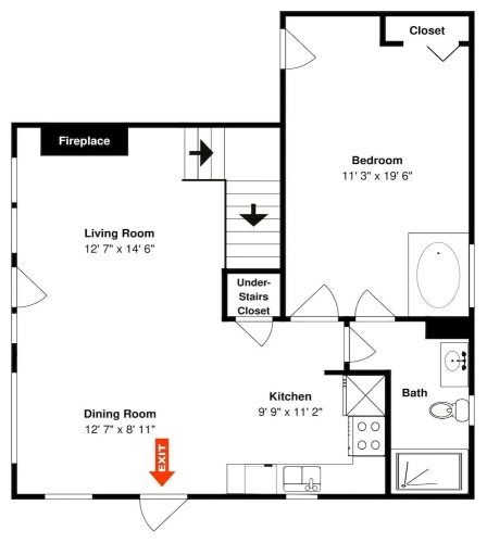 2 Bedrooms Studio