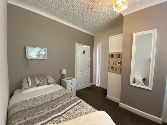 Standard Double Family Basement room with garden view
