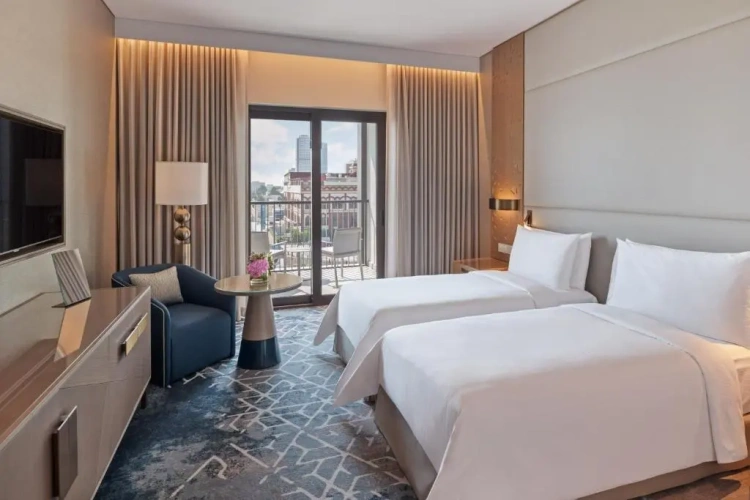 Deluxe Twin room with city view