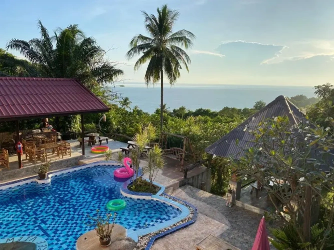 Deluxe Double room with balcony and with sea view