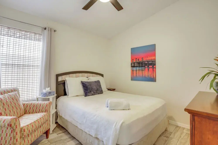 1 Block to Beach, Patio: Updated St Augustine Home