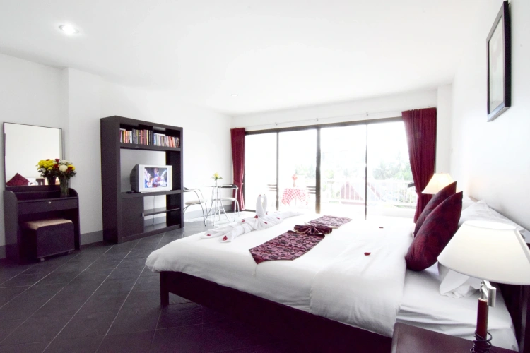 Deluxe Double room with balcony and with sea view