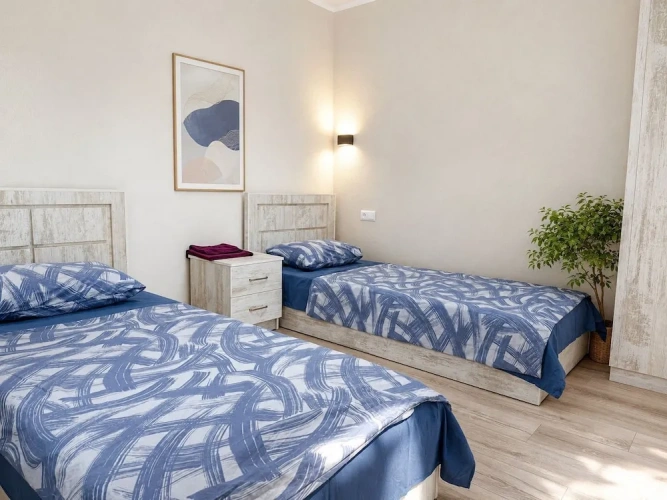 Standard Twin room with pool view