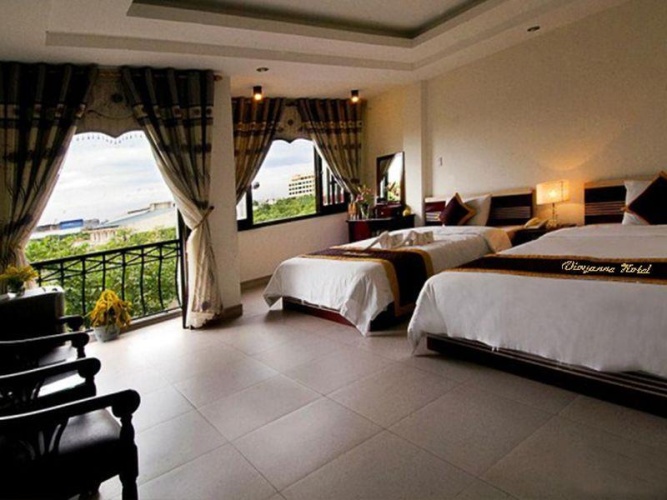 Deluxe Twin room with balcony and with view