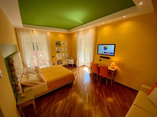 Superior Double room with balcony and with garden view