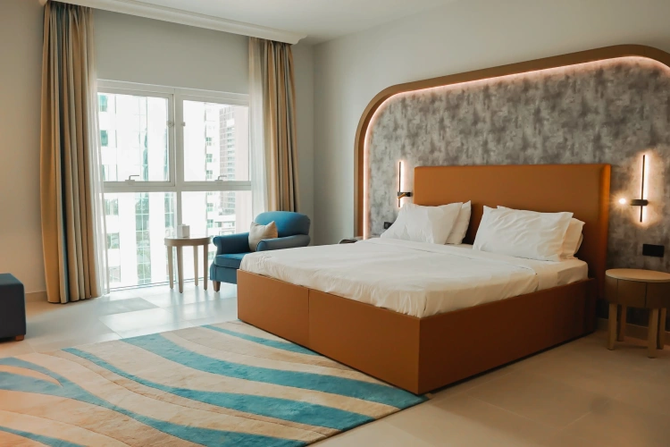 1 Bedroom Deluxe Family Suite with city view