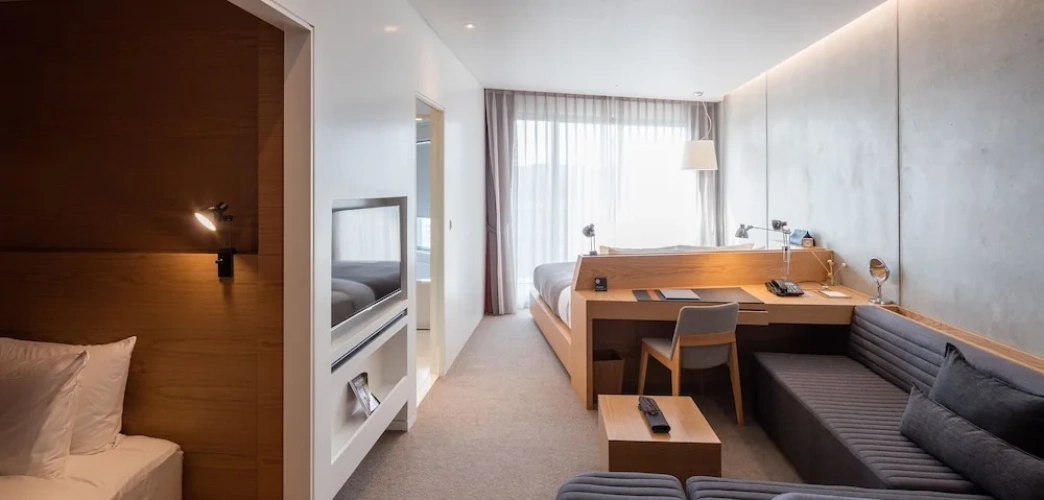 Deluxe Twin room with balcony and with mountain view