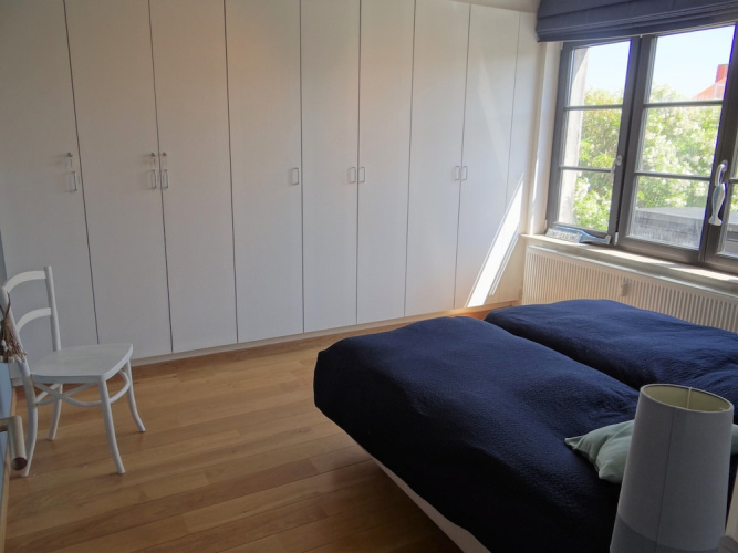 Bright Attic With Sea Breeze