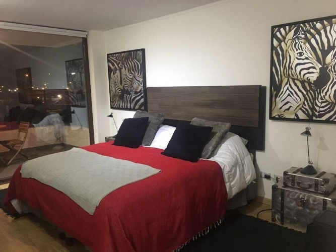 Departamento blanco en Las Condes