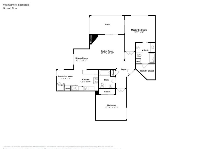2 Bedrooms Apartment
