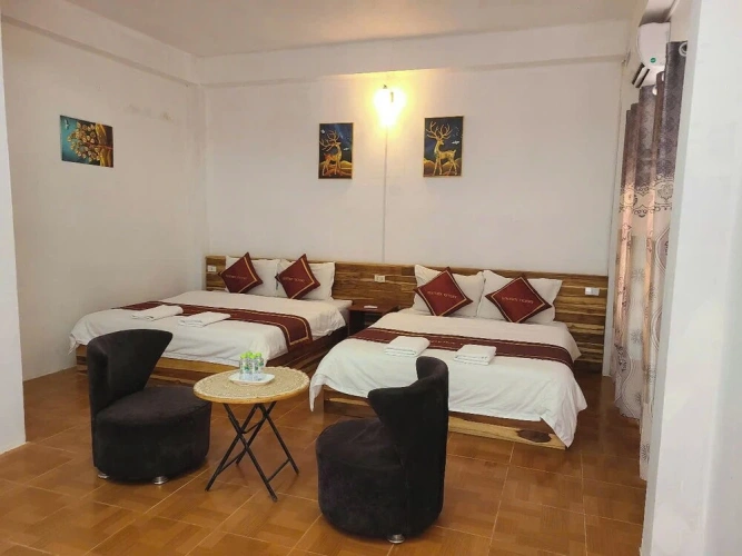 Standard Quadruple room with balcony