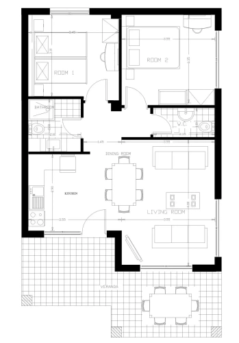 2 Bedrooms Family Basement Suite with sea view