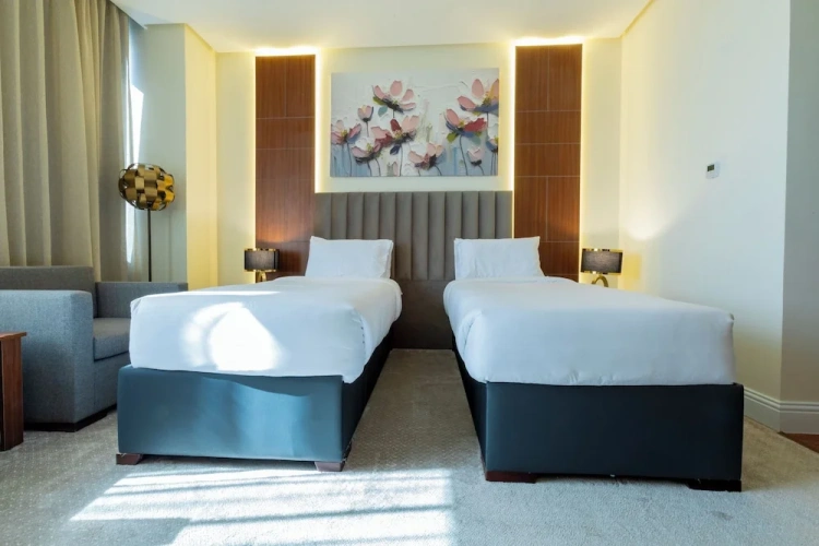 Standard Twin room with city view