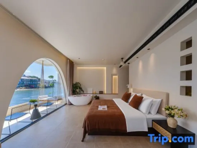 Double Cottage with balcony and with sea view