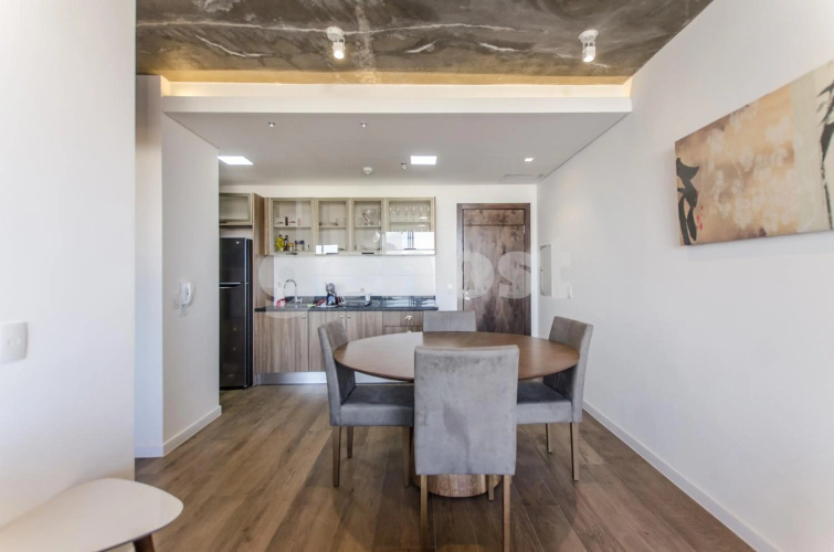 Apartamento de cabaña rústica con cama King 1D009