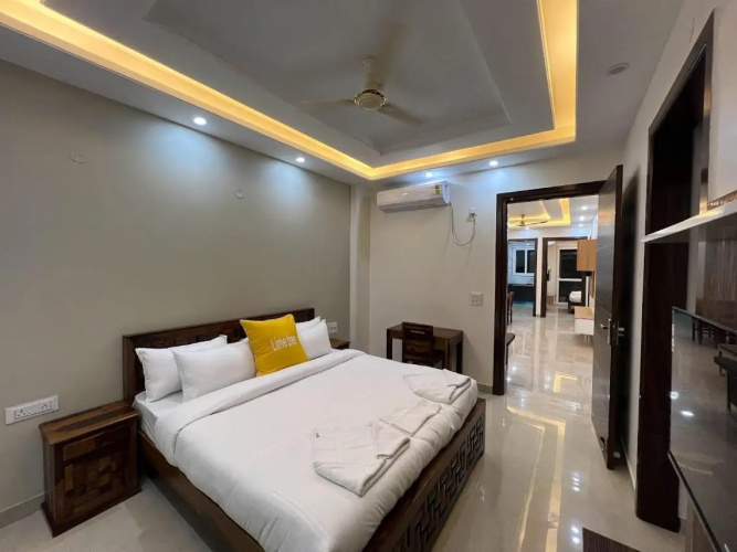 Lime Tree Two Bhk Service Apartment Golf Course Road Gurgaon