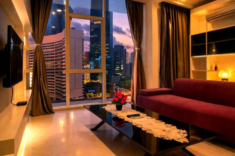2 Bedrooms Executive Apartment with city view