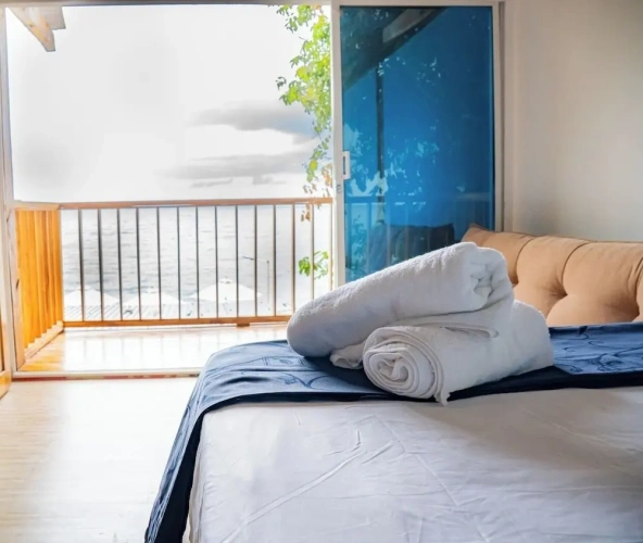 Standard Double room with balcony and beachfront