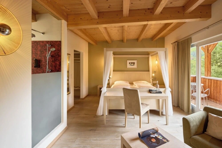 Deluxe Double room with balcony and with mountain view