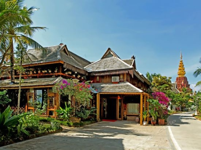 Outside