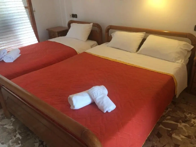 Standard Triple room with balcony and with pool view