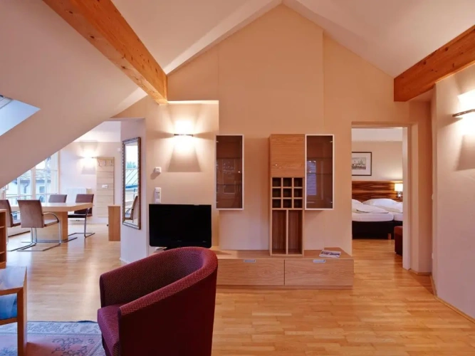 1 Bedroom Double Apartment with mountain view