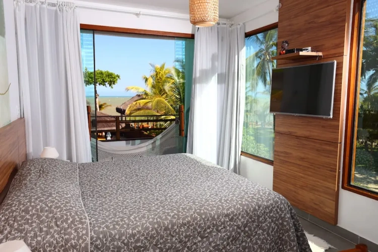 Superior Triple room with balcony and with sea view