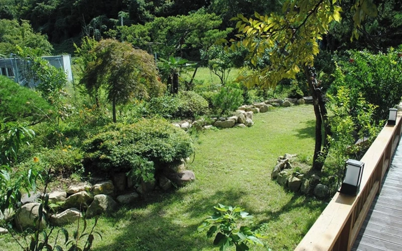 Outside