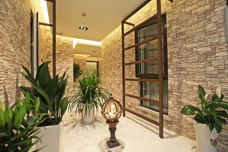 Outside
