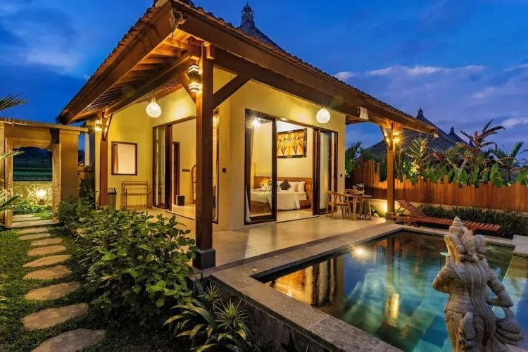 Luxury Double Villa with garden view