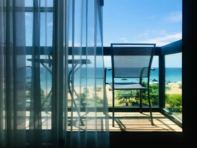 Deluxe Double room with balcony and with sea view