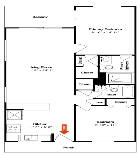 2 Bedrooms Standard room