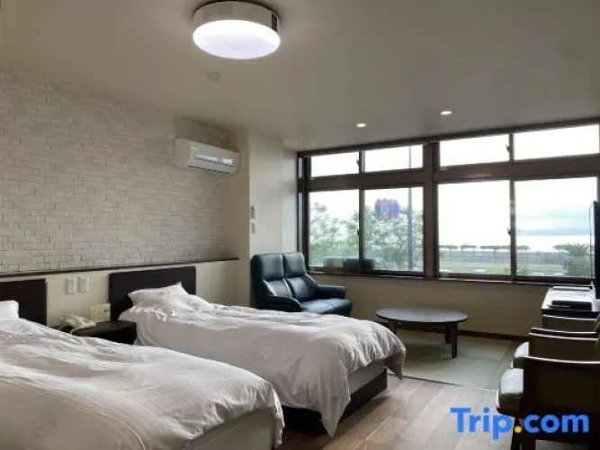 Standard Twin room with ocean view