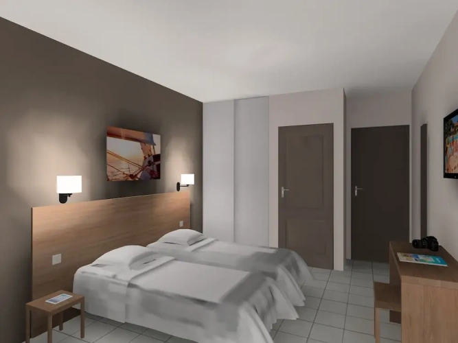 Standard Twin room with balcony