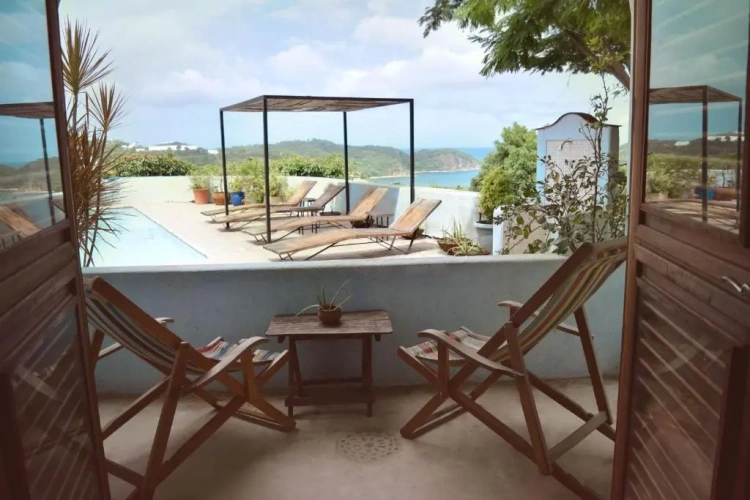 Standard Double room with balcony and with sea view