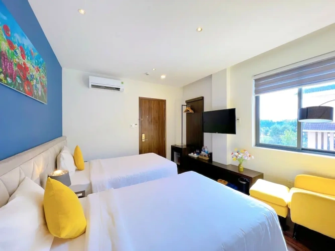 Deluxe Twin room with city view