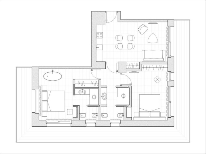 2 Bedrooms Apartment
