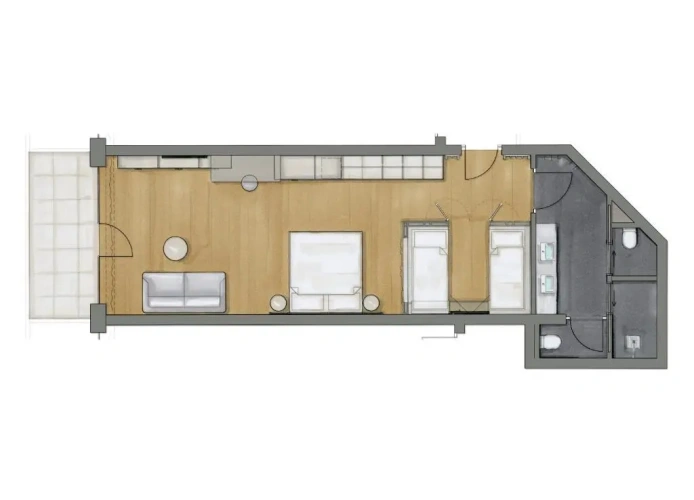 Standard Family room with balcony