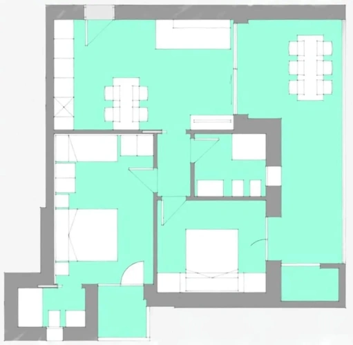 2 Bedrooms Apartment with balcony and with city view