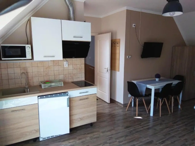 Studio with balcony